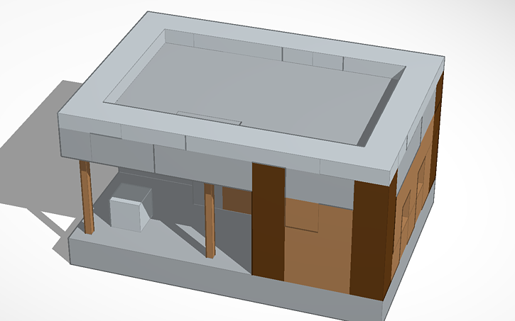 Minecraft Village Blacksmith Tinkercad