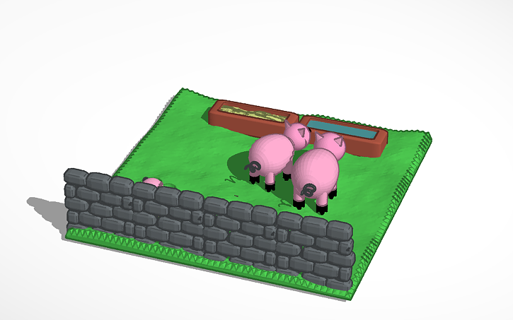 3D design Pig | Tinkercad