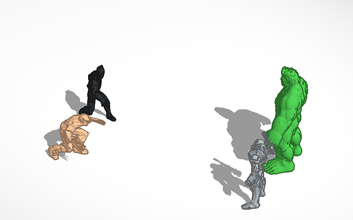 3D design MARVEL | Tinkercad