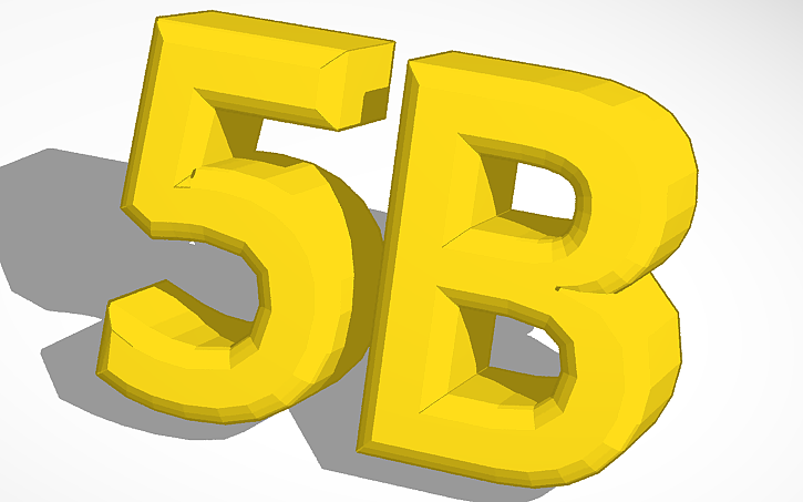 3D design 5B | Tinkercad