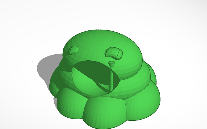 3D design slime template - Tinkercad