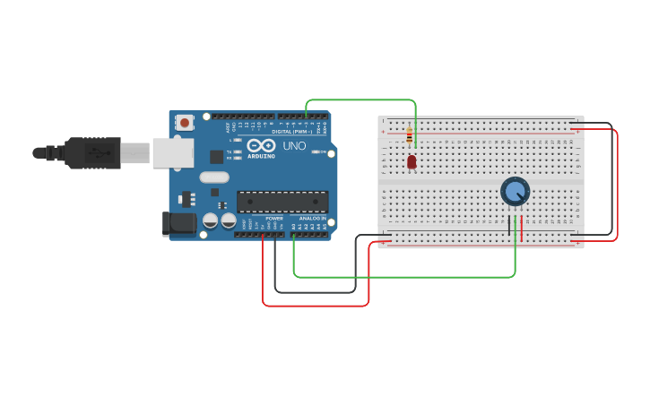 Circuit design Função MAP Circuito 1 - Tinkercad