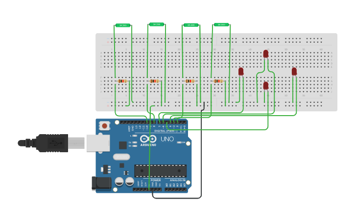 Circuit design Copy of Accelerometer - Tinkercad