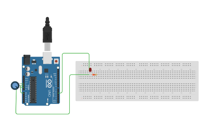Circuit design VARIOUS BLINKING SPEED - Tinkercad