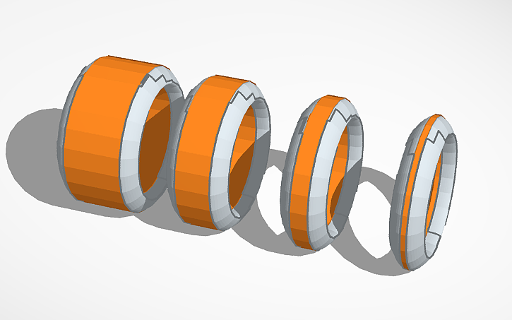 3D design ring - Tinkercad