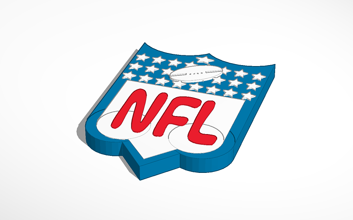 3d Design Nfl Logo Tinkercad