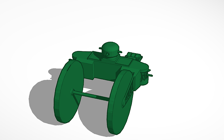 3D design Tsar Tank - Tinkercad