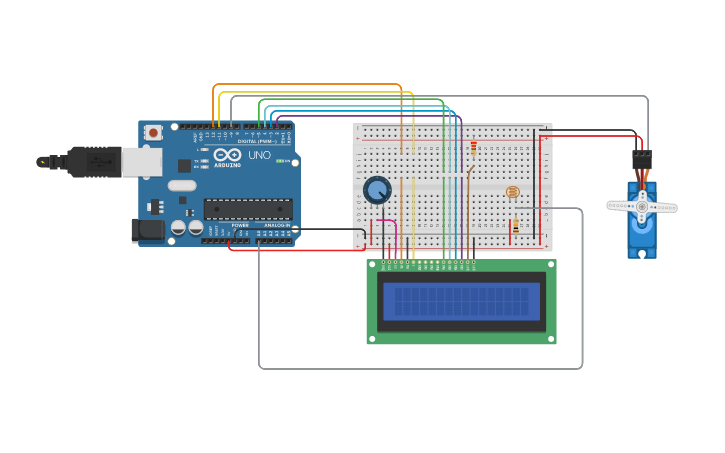 Circuit design IoT - Tinkercad