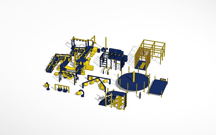 3D design Copy of Jungle Gym - Tinkercad