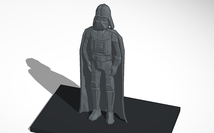 3D design Darth Vader - Tinkercad