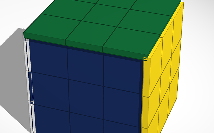 3D design Rubix cube - Tinkercad