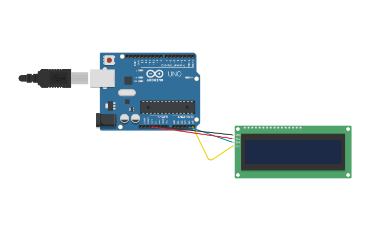 Circuit design OLED显示 - Tinkercad