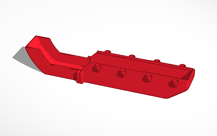 3D design Bambu Labs extended Pøøp Chute magnetic with 45° extension ...