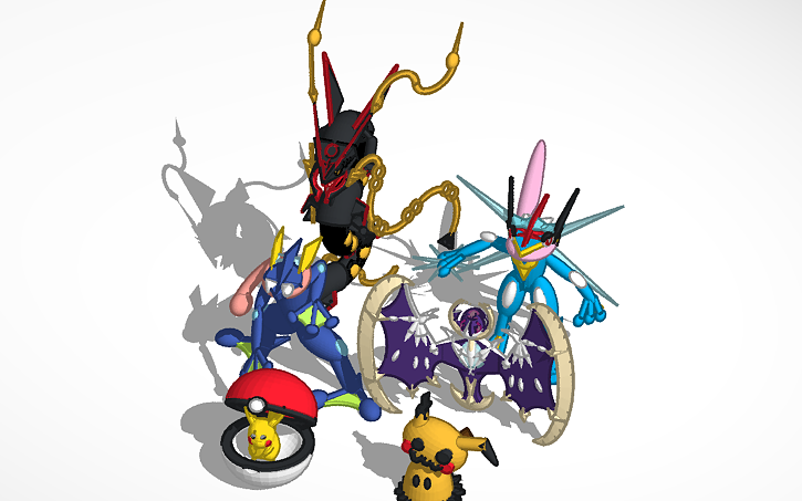 3D design pokemon - Tinkercad