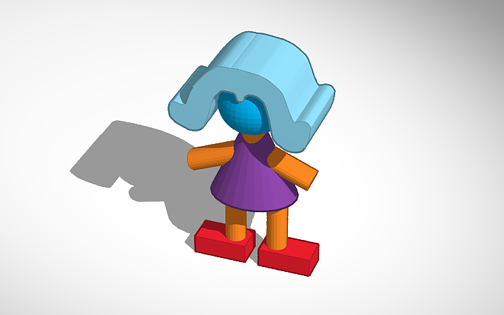 3D design Doll - Tinkercad