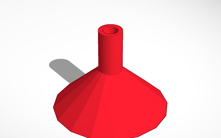 3D design Funnel - Tinkercad