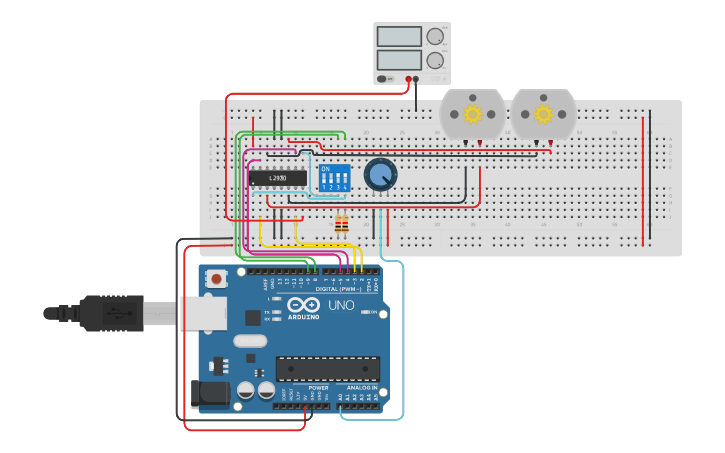 Circuit design Activity 4 - Tinkercad