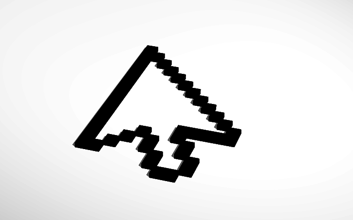 3D design Mouse Cursor (Type_Default) | Tinkercad