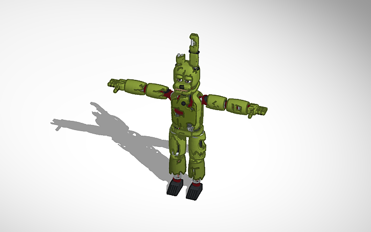 3D design Spring Trap - Tinkercad