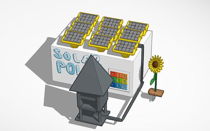 3D design Tinkercad Solar Power - Tinkercad