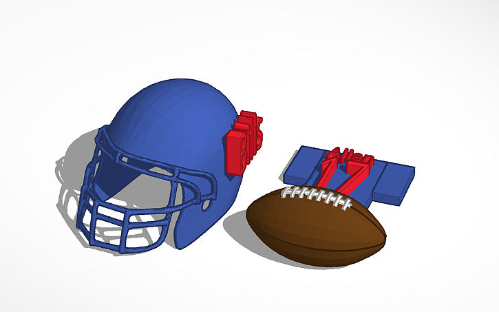 Buffalo Bills Helmets & Footballs