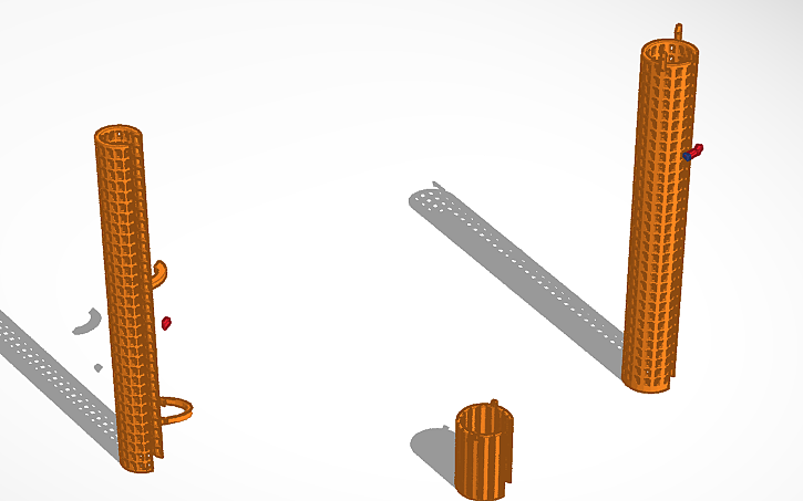 3D design wire's tube - Tinkercad