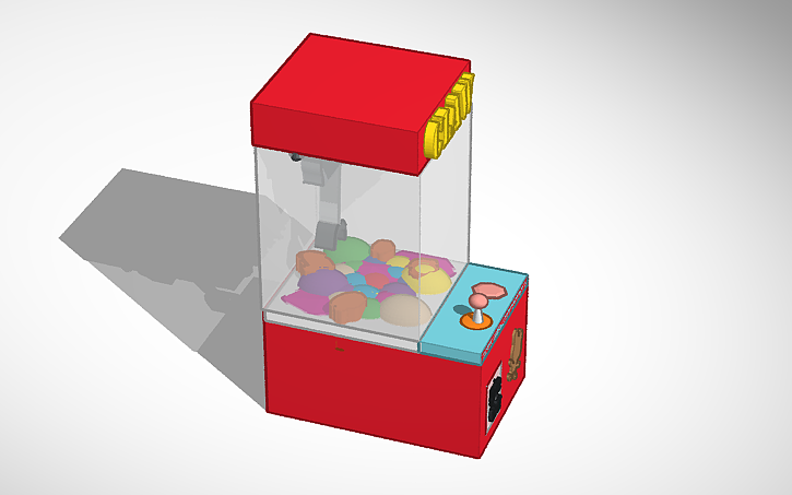 3D design claw machine - Tinkercad