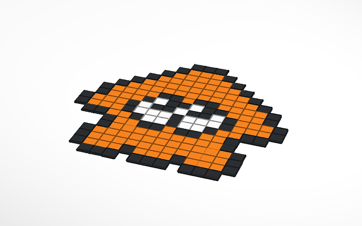 3D design Pixel Art Splatoon | Tinkercad