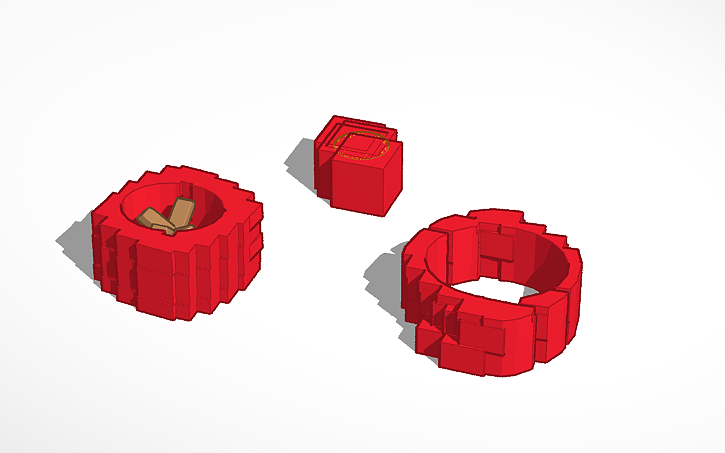 3D design forge heater - Tinkercad
