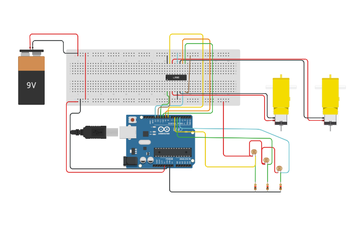 Circuit design Esraa Orabi | Tinkercad