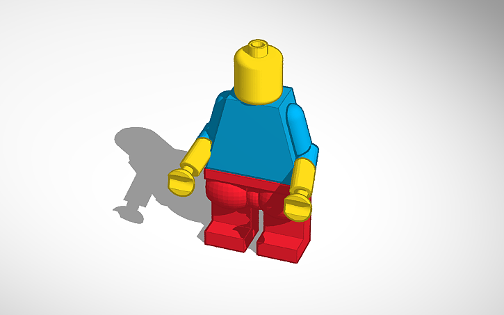 3D design Lego man | Tinkercad