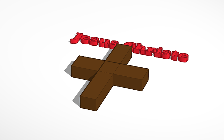 3D design Jesus | Tinkercad