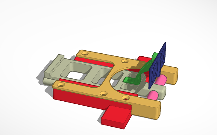 3D design riel para bandas - medidor cordinos - Tinkercad