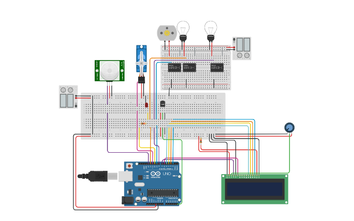 Circuit design Ducha Maldita | Tinkercad