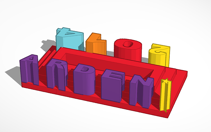 3D design Arden Towson Tinkercad 3D design Arden Towson Tinkercad