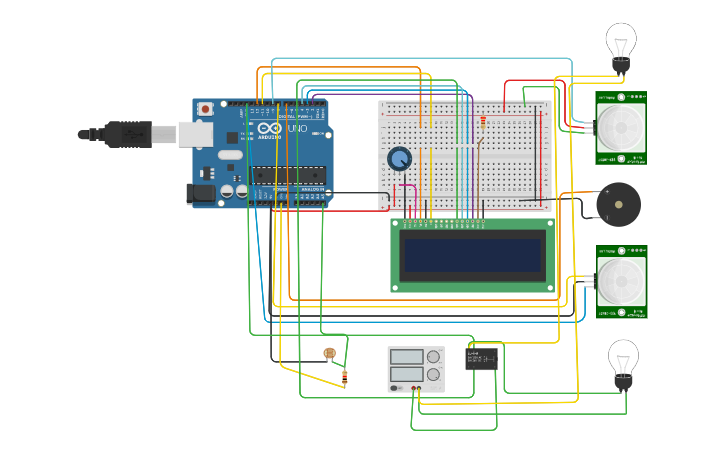 Circuit design iot - Tinkercad