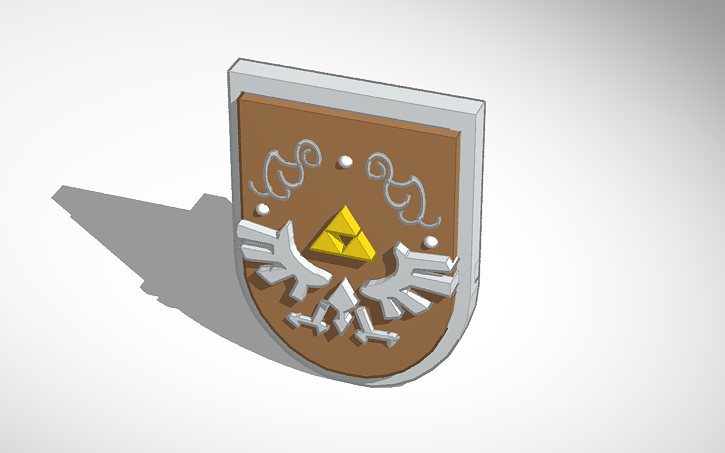 Toon Link Shield Tinkercad