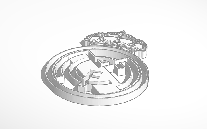 Escudo Real Madrid Tinkercad