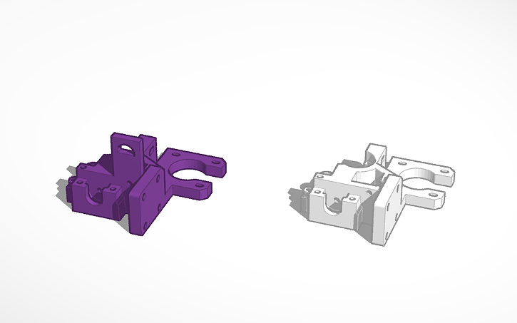 3D design Extruder with bed leveling - Tinkercad