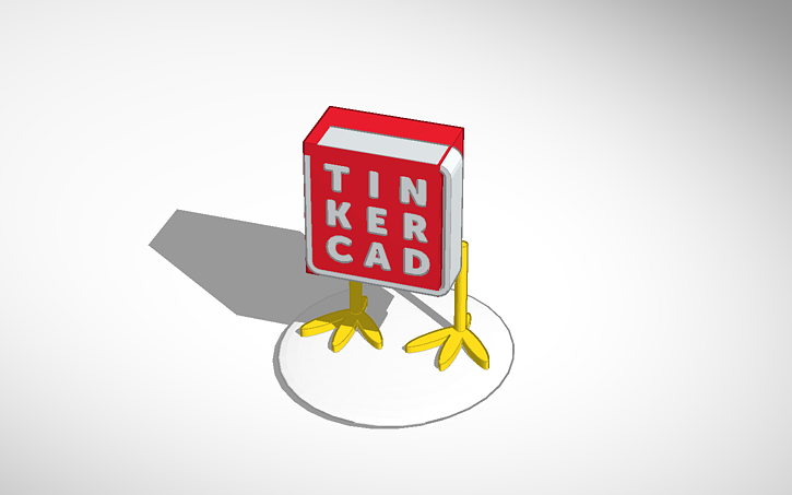 Tinker Code Logo 3D design My tinkercad logo - Tinkercad