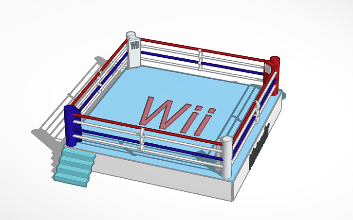 Wii Sports Boxing Ring Boi Tinkercad