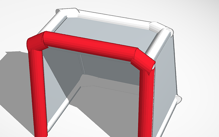 3D design Hockey net - Tinkercad