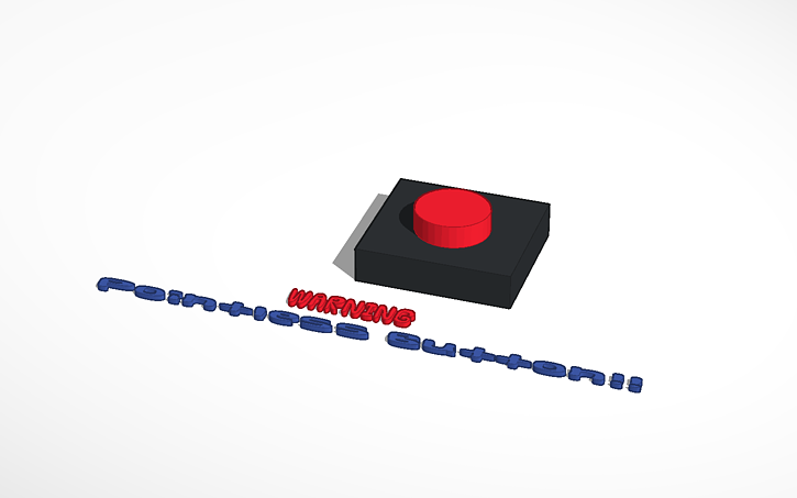 3D design Pointless Button!!!! | Tinkercad