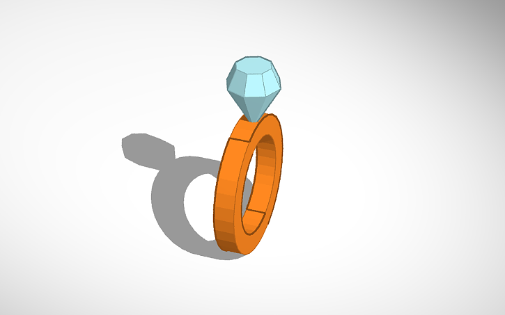 3D design ring - Tinkercad