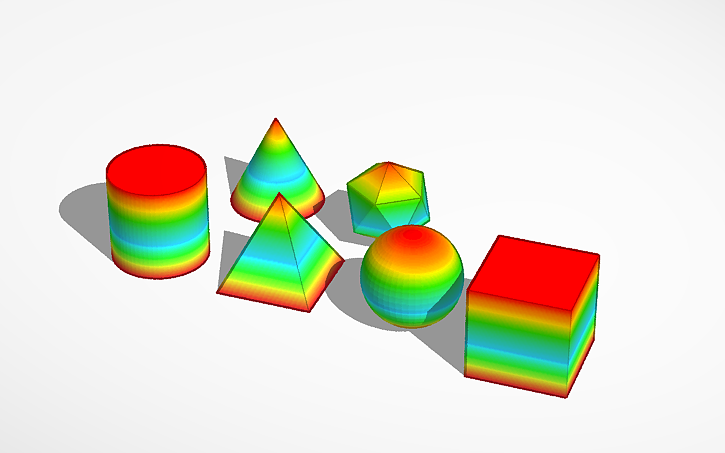 Gradient Stuff 3D design Gradient stuff - Tinkercad