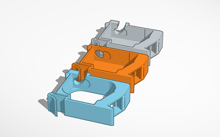 3D design RJ45 Modul Unterverteilung - Tinkercad