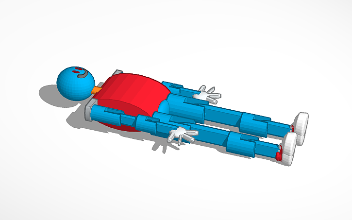 3D design Ragdoll - Tinkercad