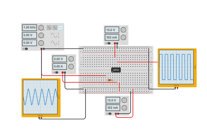Circuit design ZERO CROSSING DETECTOR - Tinkercad