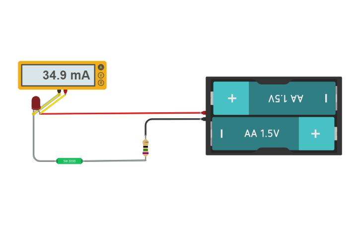 Circuit design Sensor de inclinación con LED - Tinkercad