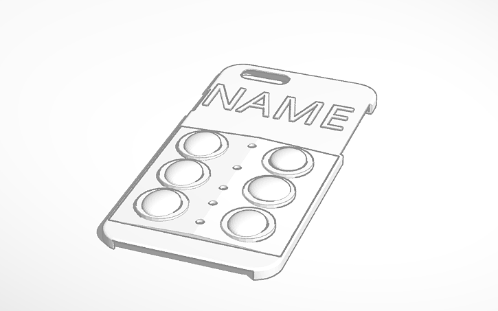3D design iPhone 6/6s Case - Tinkercad
